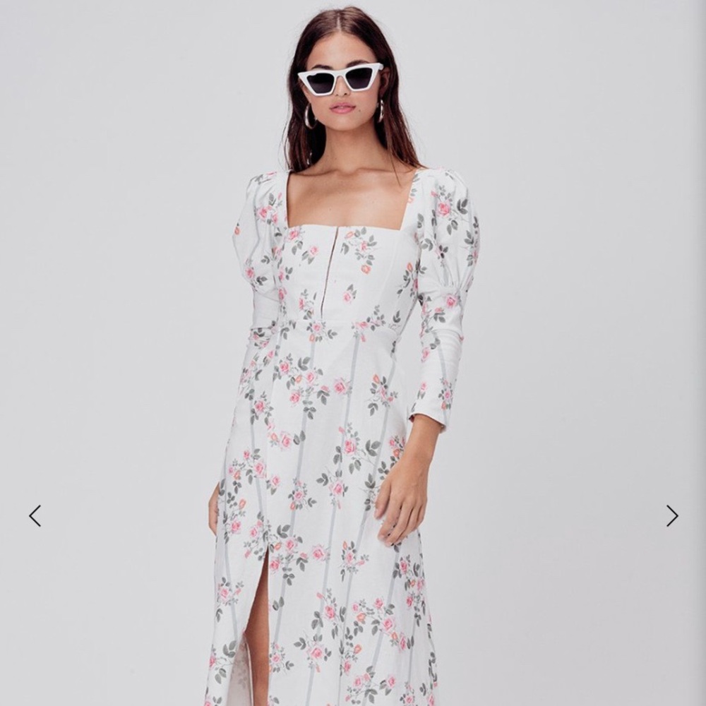 FOR LOVE AND LEMONS MIDI DRESS BRAND NEW WITH TAGS 🫖🌻